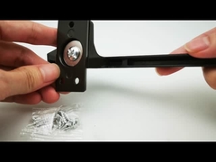 Manilla de ventana corredera de aluminio Manilla de lado único marrón