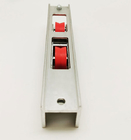 Aluminium Alloy Sliding Window Roller Height 20.87mm Width 22.42mm rustproof