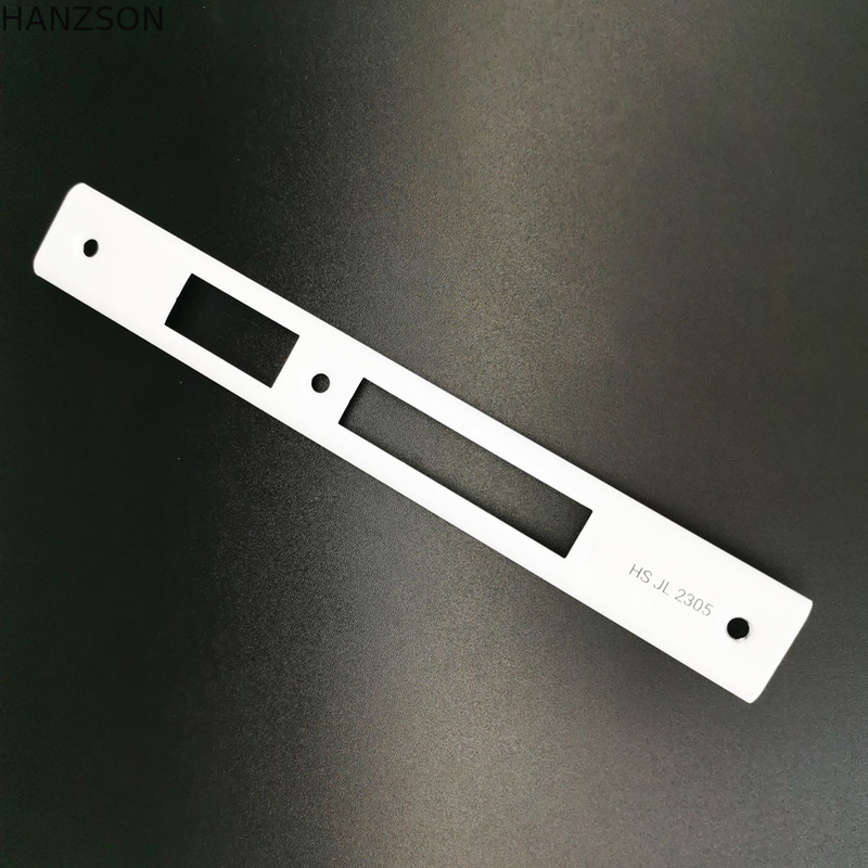 Tapadera blanca de aluminio de la cerradura de puerta de la cerradura de ventana de desplazamiento del cuadrado para la manija