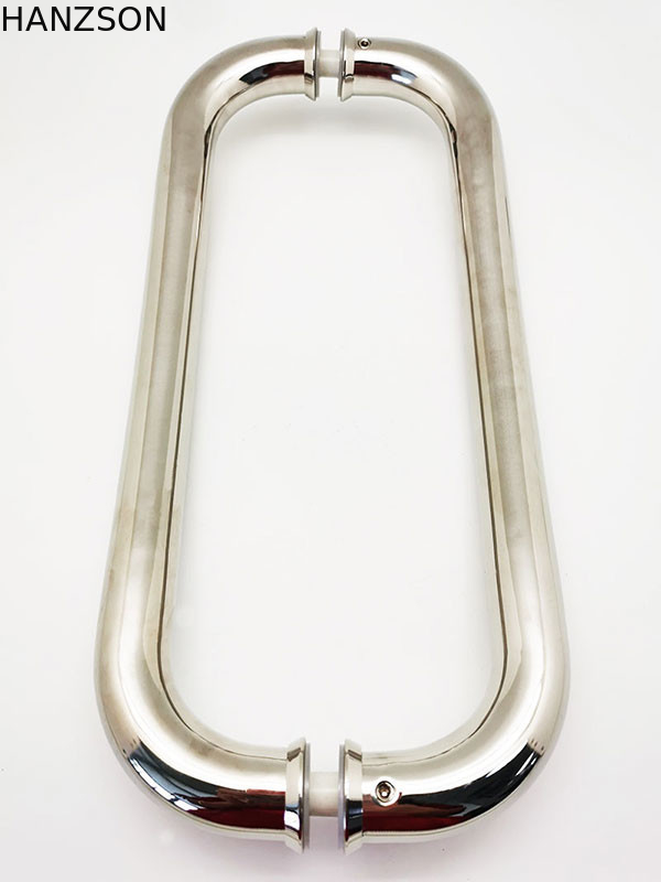 Accesorios de pulido del hardware de la puerta del vidrio de galjanoplastia que resbalan al OEM del ODM del tirador de puerta