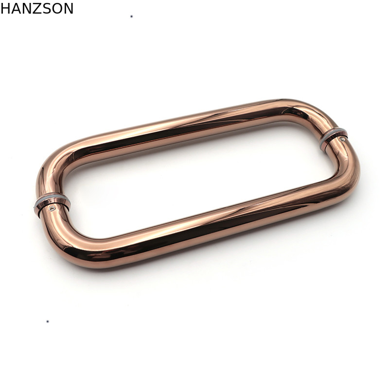 Grueso de cristal de acero inoxidable del tirador de puerta 2.0m m 1.5m m 1.2m m de la ducha