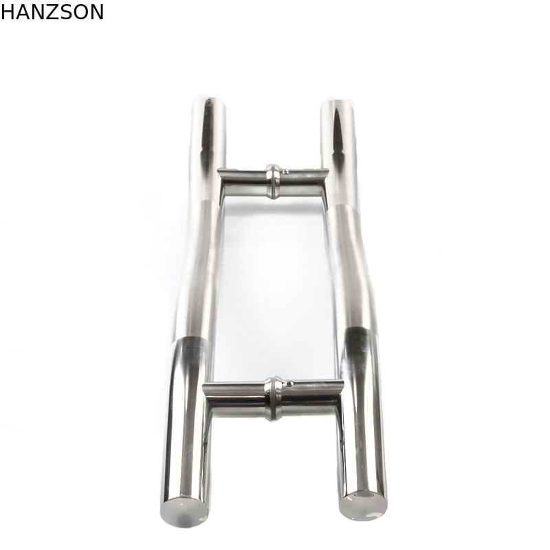 Tipo de cristal diámetro de los accesorios S del hardware de la puerta de 316SS 304SS de la manija 19m m del sitio de ducha