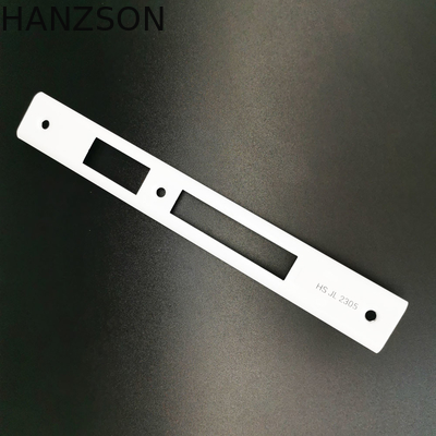 Tapadera blanca de aluminio de la cerradura de puerta de la cerradura de ventana de desplazamiento del cuadrado para la manija