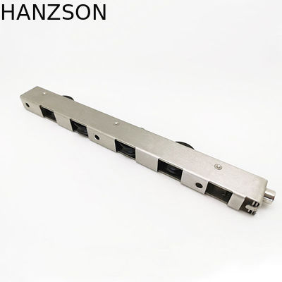 OEM resistente de acero inoxidable de los rodillos de la puerta deslizante con 4 ruedas POM Material