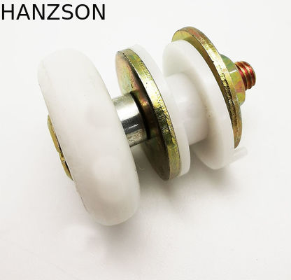 OEM de nylon de cobre amarillo de los rodillos de puerta para la certificación 2000 de la cabina ISO9001 de la ducha